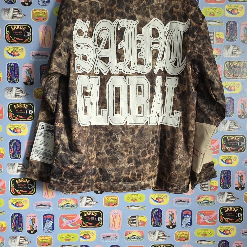 Brown Leopard Print Zip-Up Jacket - image 5